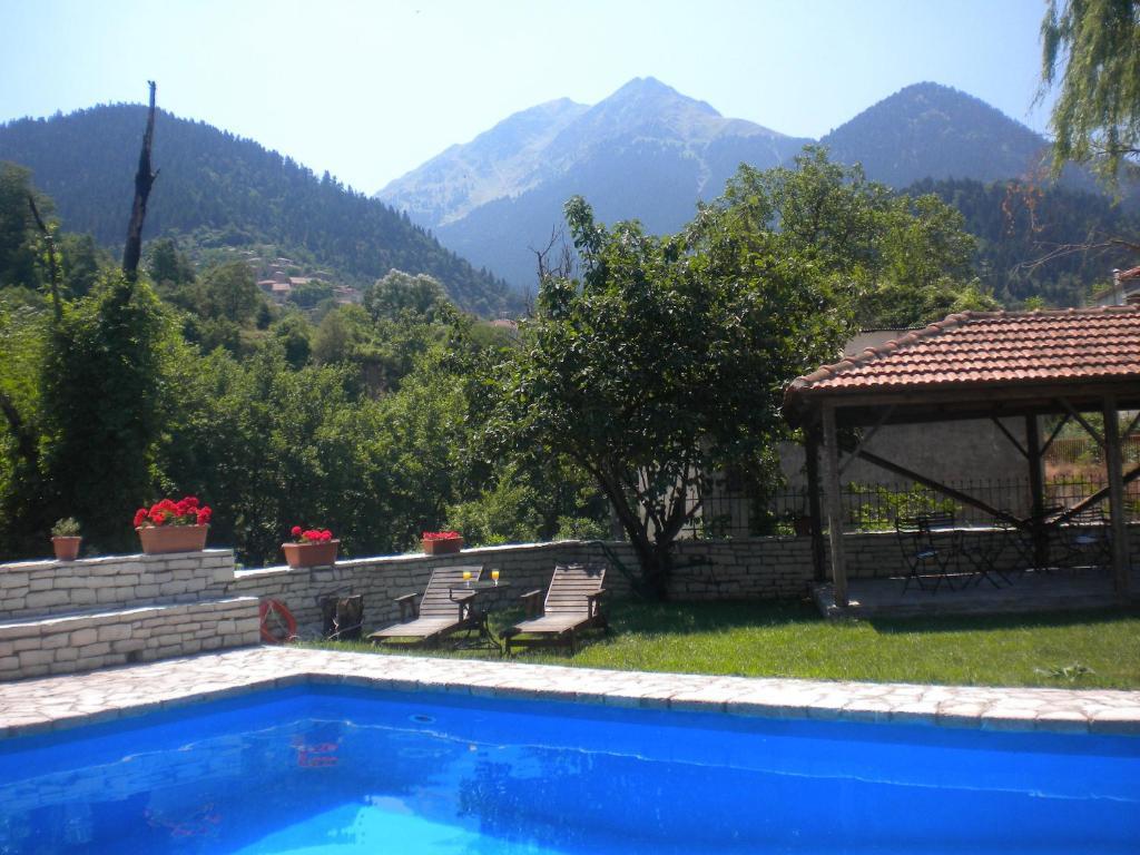 Apartamento Agrampeli Mega Chorio Exterior foto